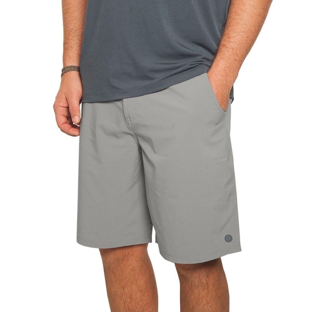 Free Fly Apparel Hybrid Shorts Men's in Cement